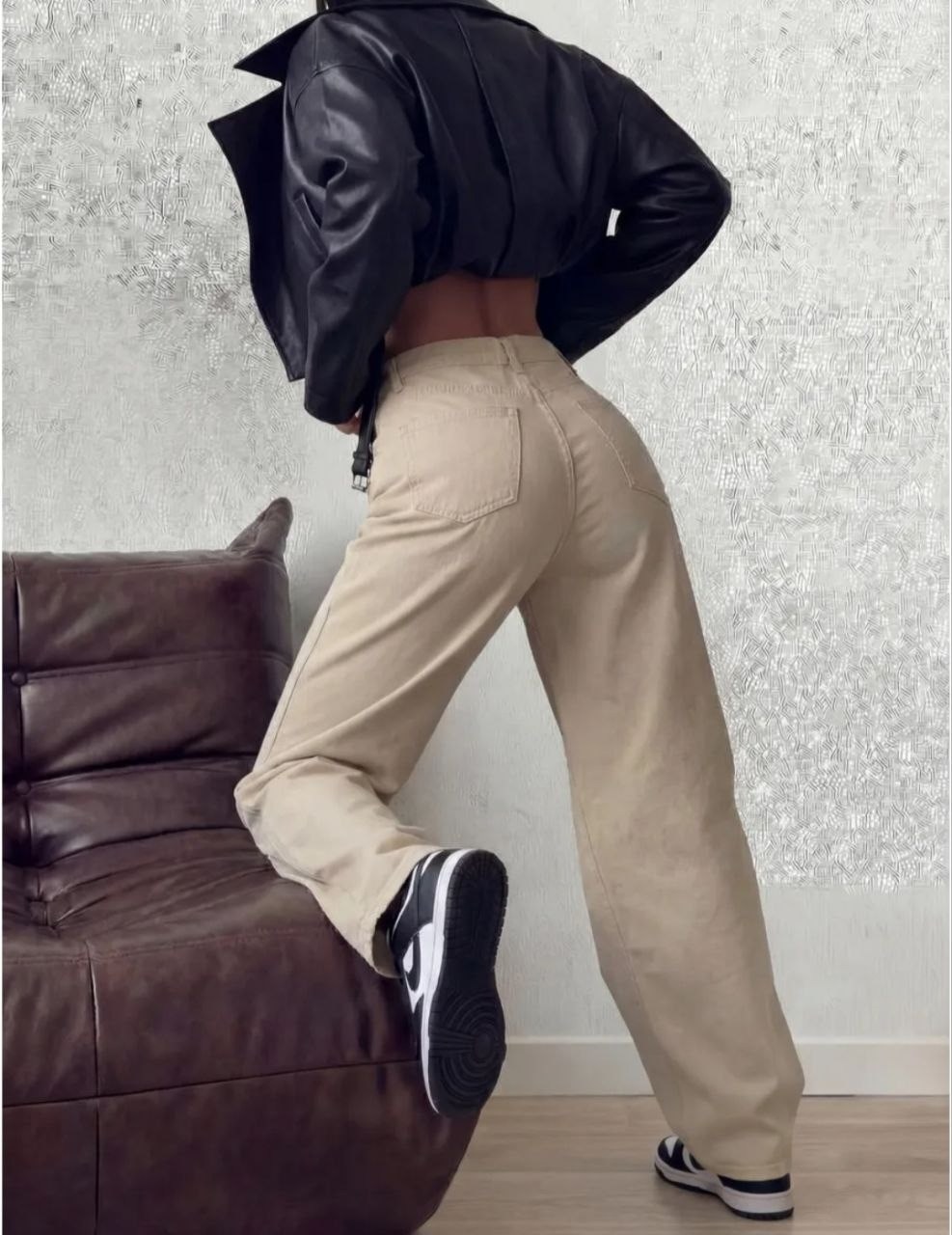 женские джинсы с прямыми штанинами zoenova,мода стиль,модные брюки,джинсы бежевые