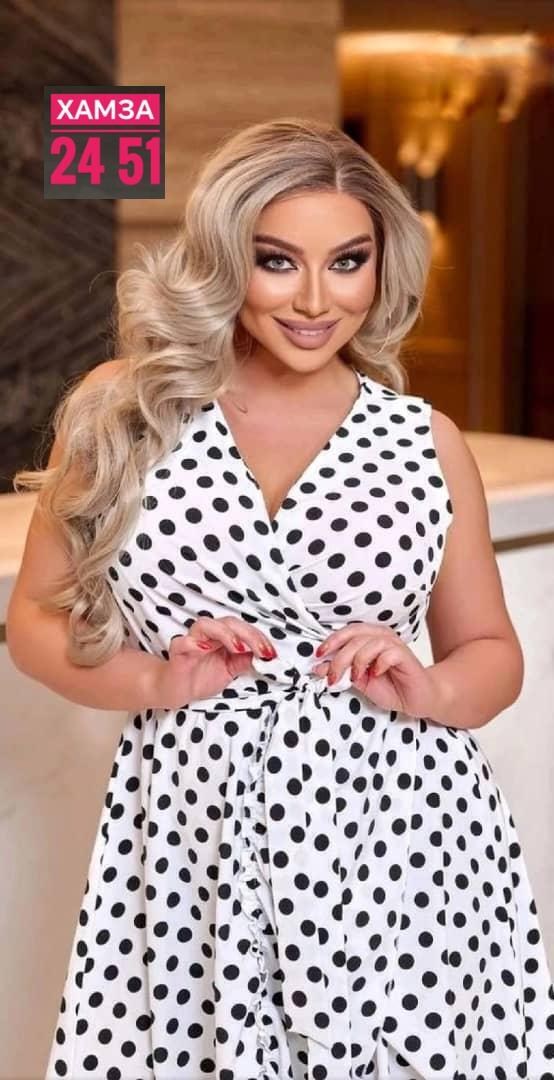 платье женской,платья женские больших размеров,платье на запах в горох,платья,платье сарафан