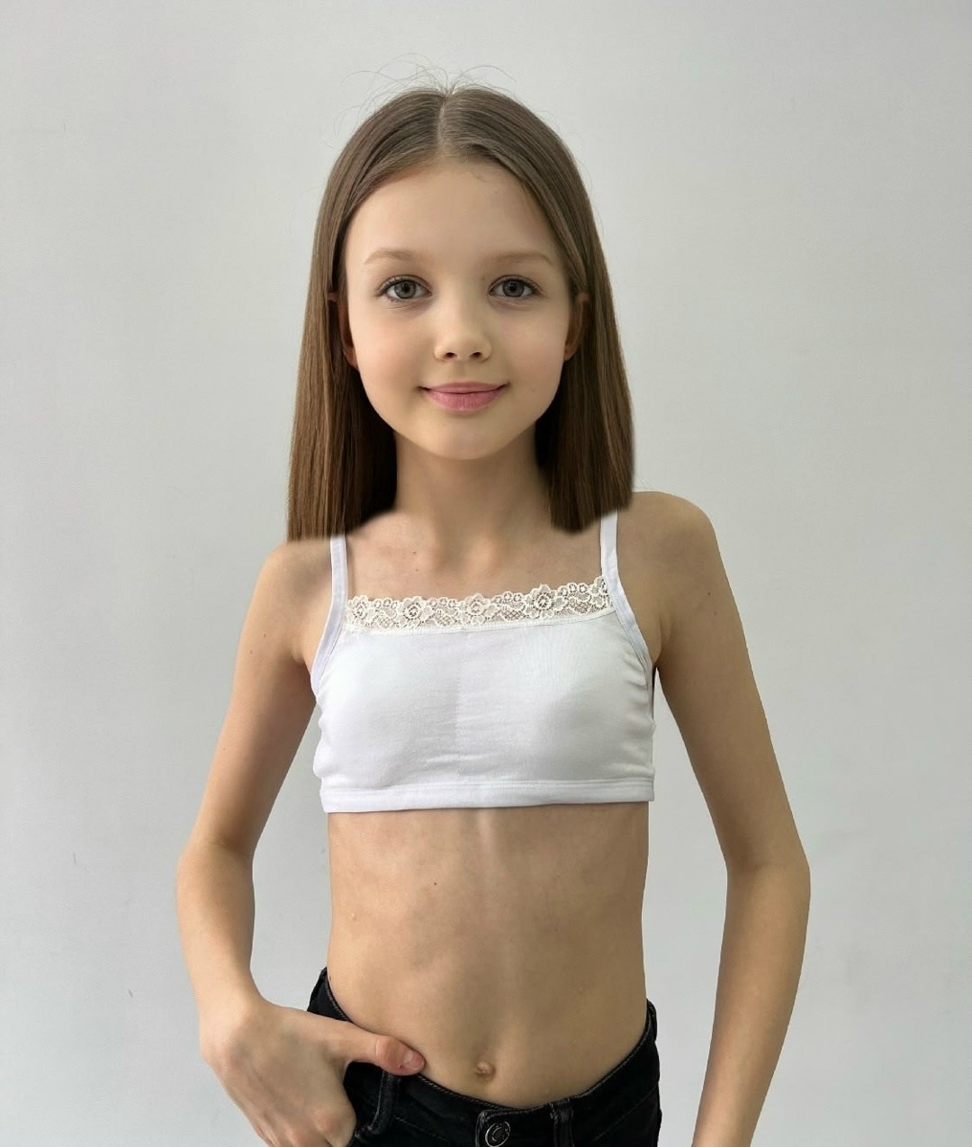 бюстгальтер-топ подростковый с чашечками h&c style,топ для девочки,бельё для детей,бюстгальтер для девочки,бюстье для девочки