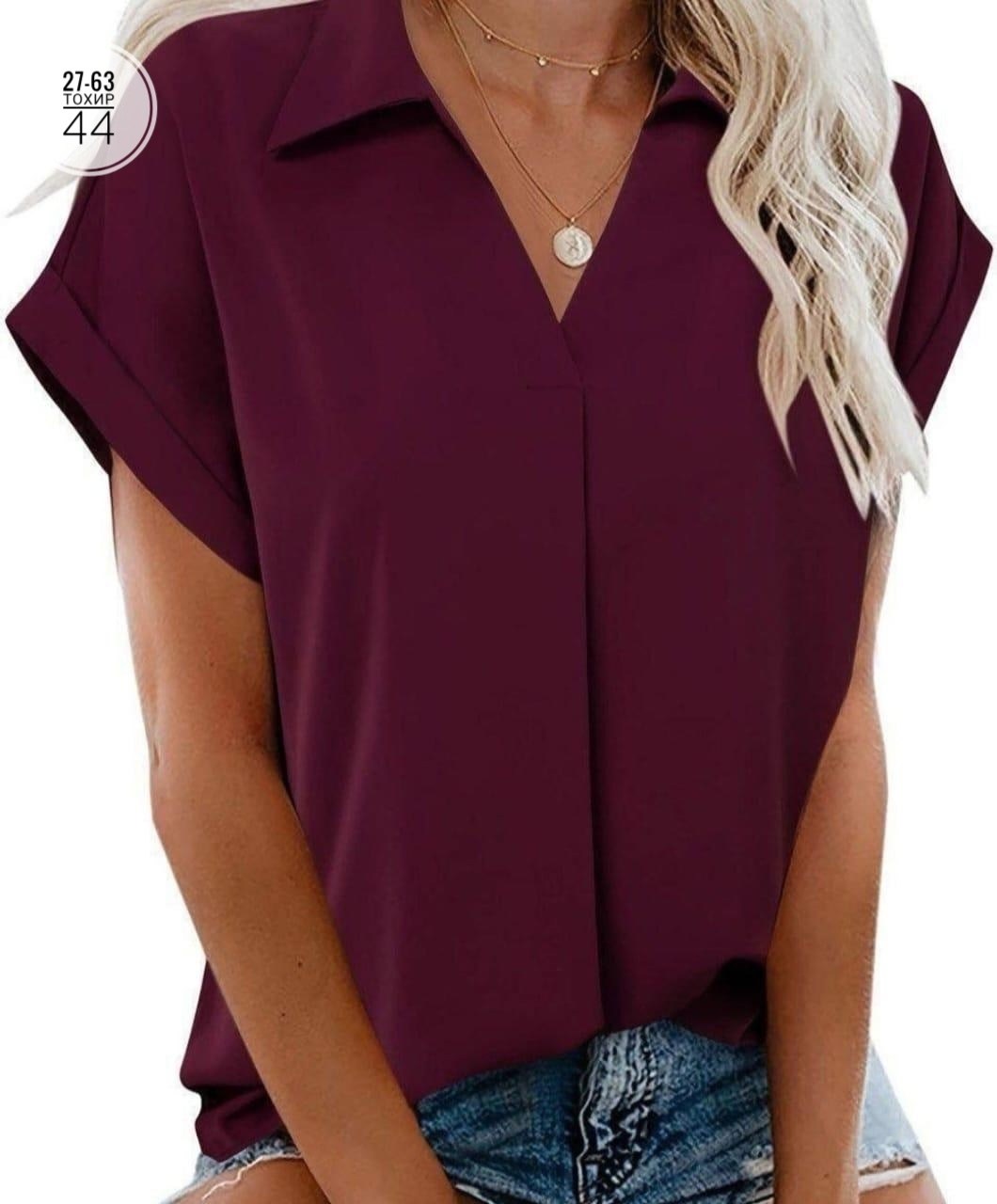 блузка с v образным вырезом,повседневная блузка,модная женская блузка,женская шифоновая блузка,женская блузка