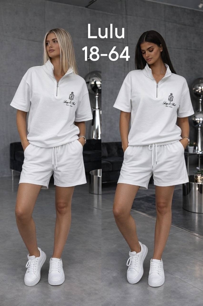 костюм женский,костюм с шортами и футболкой поло летний insomand,костюм трикотаж,костюм двойка,костюм женский спортивный