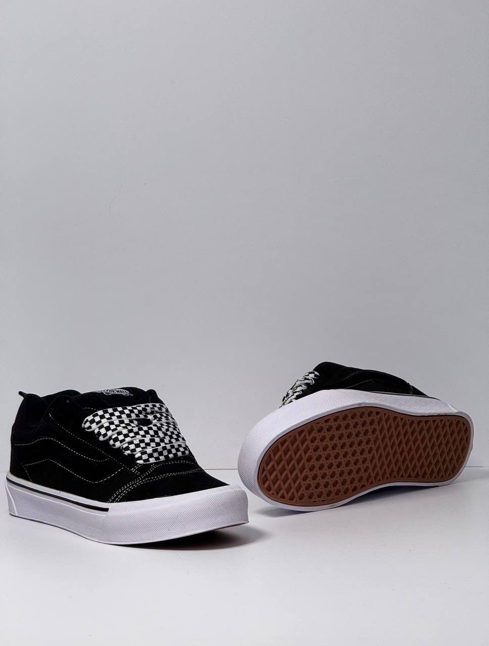 ,кроссовки vans,кеды vans,кеды vans knu skool,кеды vans knu school вансы дутые черные vans