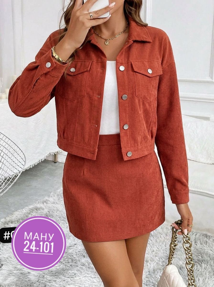 куртка с карманом,вельветовый костюм пиджак и юбка,женские костюмы с юбкой,костюм из вельвета,вельветовая куртка