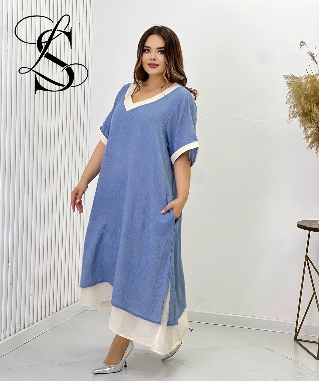 платья для полных,повседневные платья,платье лето,платье женской,платья