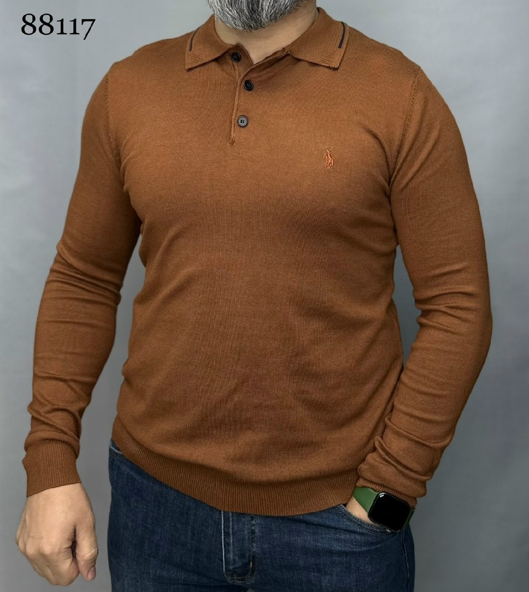 кофта поло,мужская кофта,джемпер поло мужской,поло свитер,бежевый джемпер