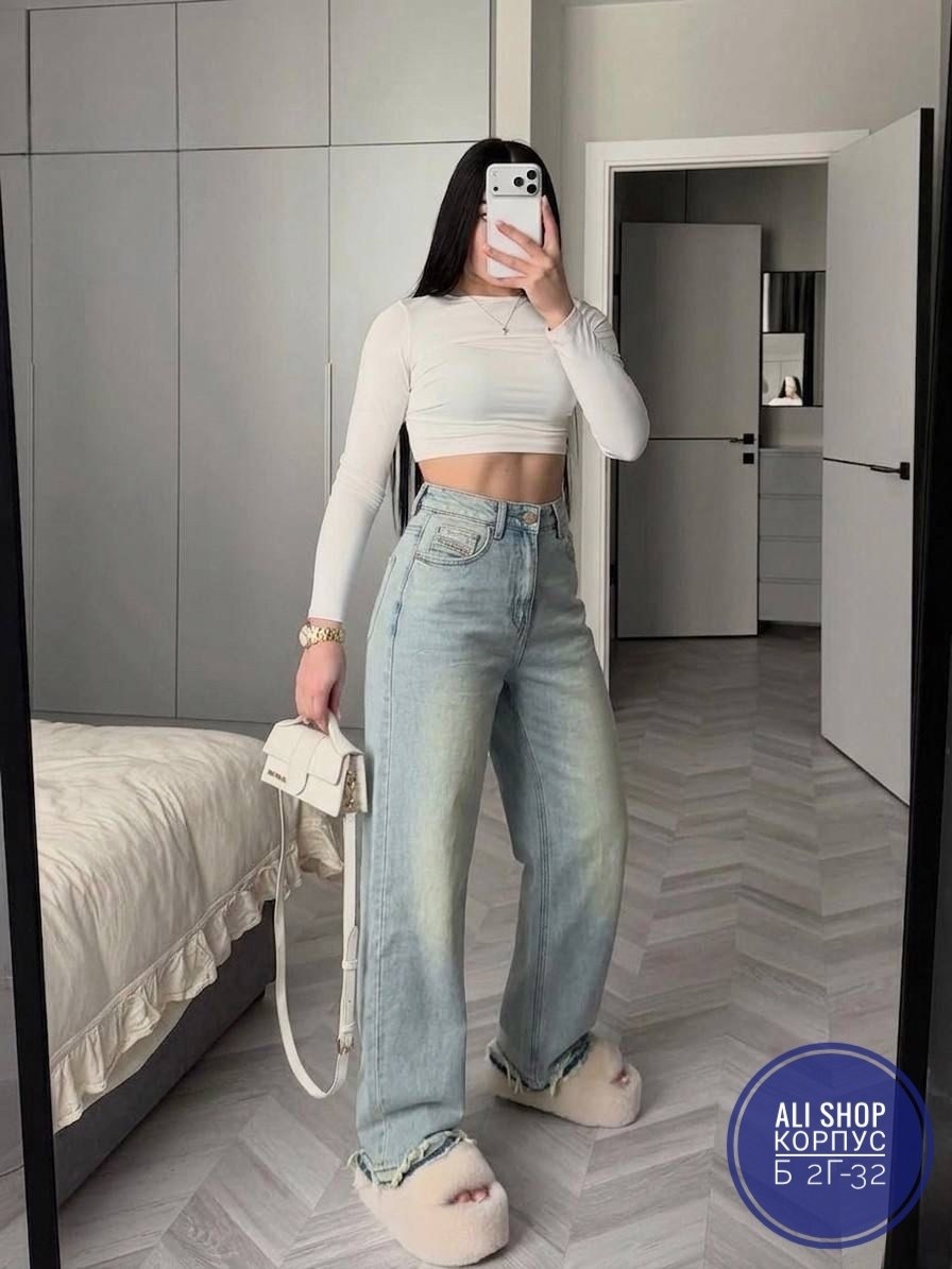 джинсы широкие с высокой посадкой vailo,широкие джинсы,джинсы широкие с высокой посадкой kenchin 365382404,женские джинсы,джинсы широкие с высокой посадкой kenchin