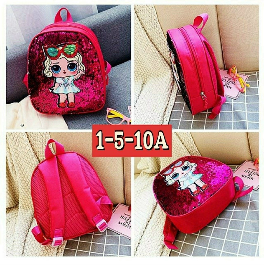 детская сумка с лол,детские рюкзаки,детский рюкзак для девочек,рюкзак с пайетками,рюкзак для девочек