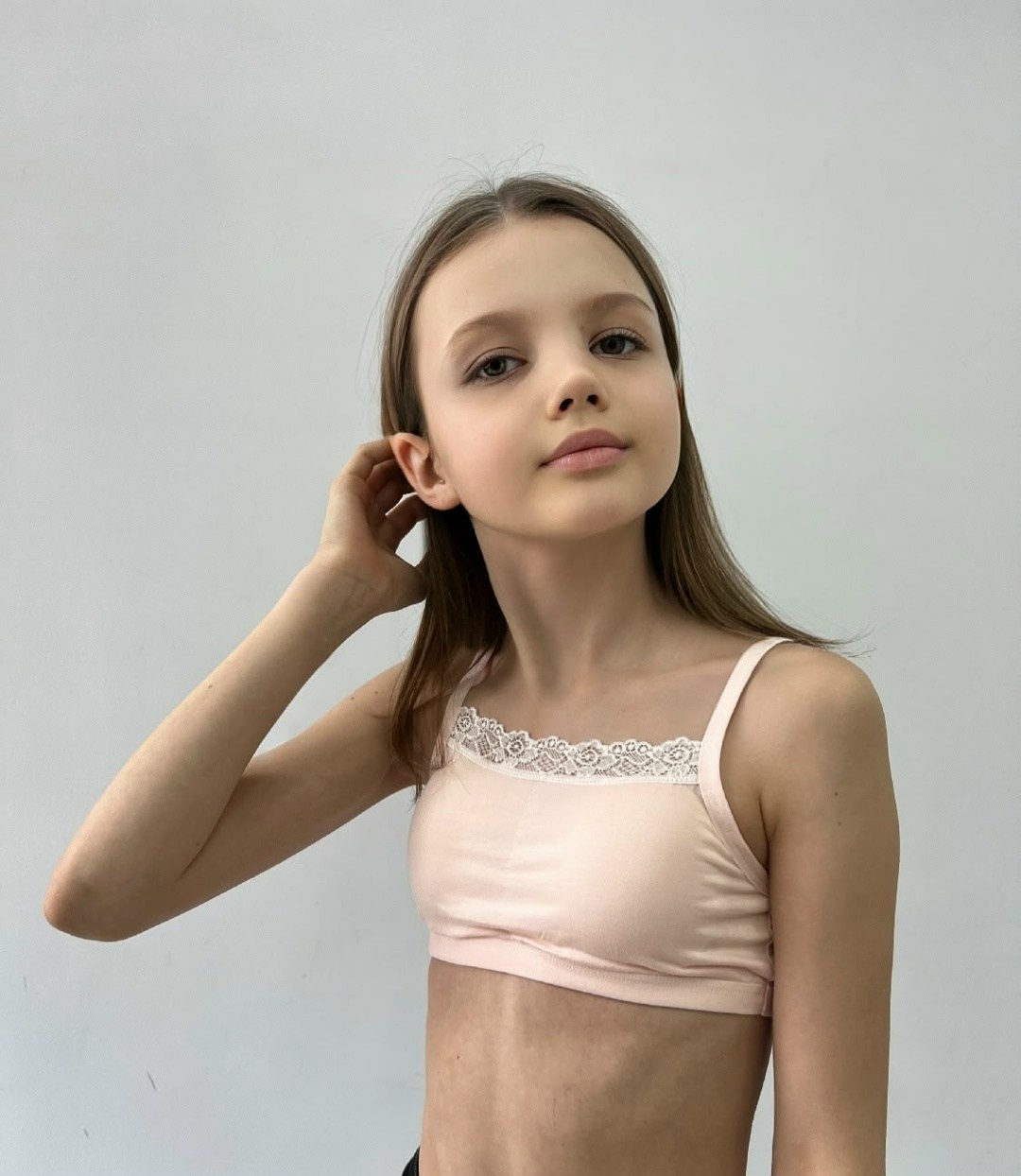 бюстгальтер-топ подростковый с чашечками h&c style,топ для девочки,бельё для детей,бюстгальтер для девочки,бюстье для девочки