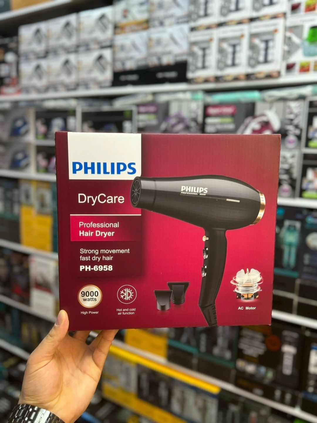 philips фен для волос,фен philips,фен для сушки волос philips drycare bhd274,фен philips drycare,фен филипс
