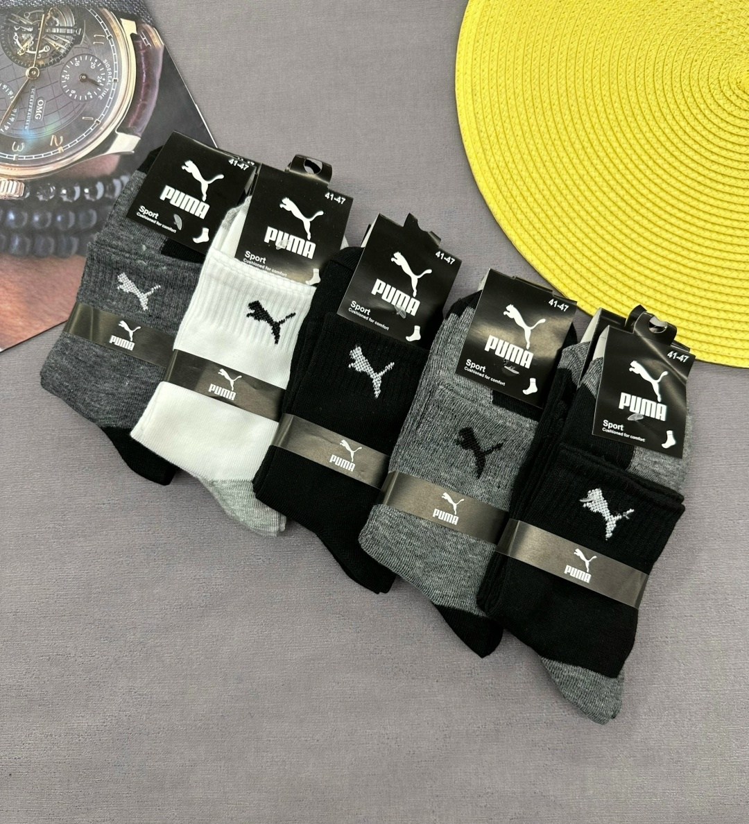 носки мужские,комплект носки мужские,носки спортивные мужские,носки мужские 10 пар,комплект носков puma