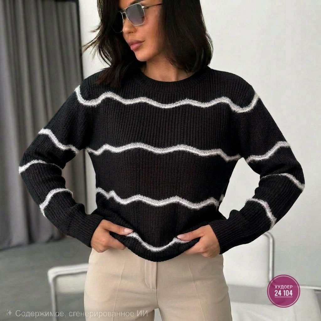 свитер в полоску,модные свитера,свитер,свитера женские,свитер пуловер