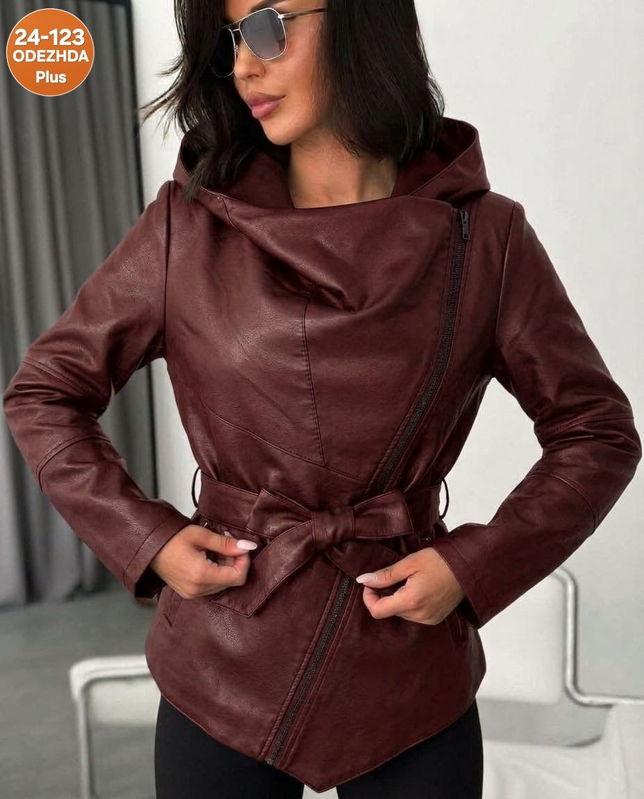 кожаная женская куртка,куртка кожаная,кожаная куртка женская с капюшоном,куртка косуха демисезонная экокожанная,женская куртка из экокожи