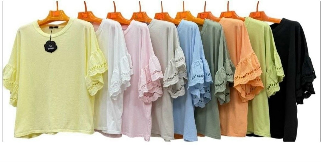 блузка с оборками,футболка с кружевами,кружевная блузка,блузка с круглым вырезом,туника нарядная