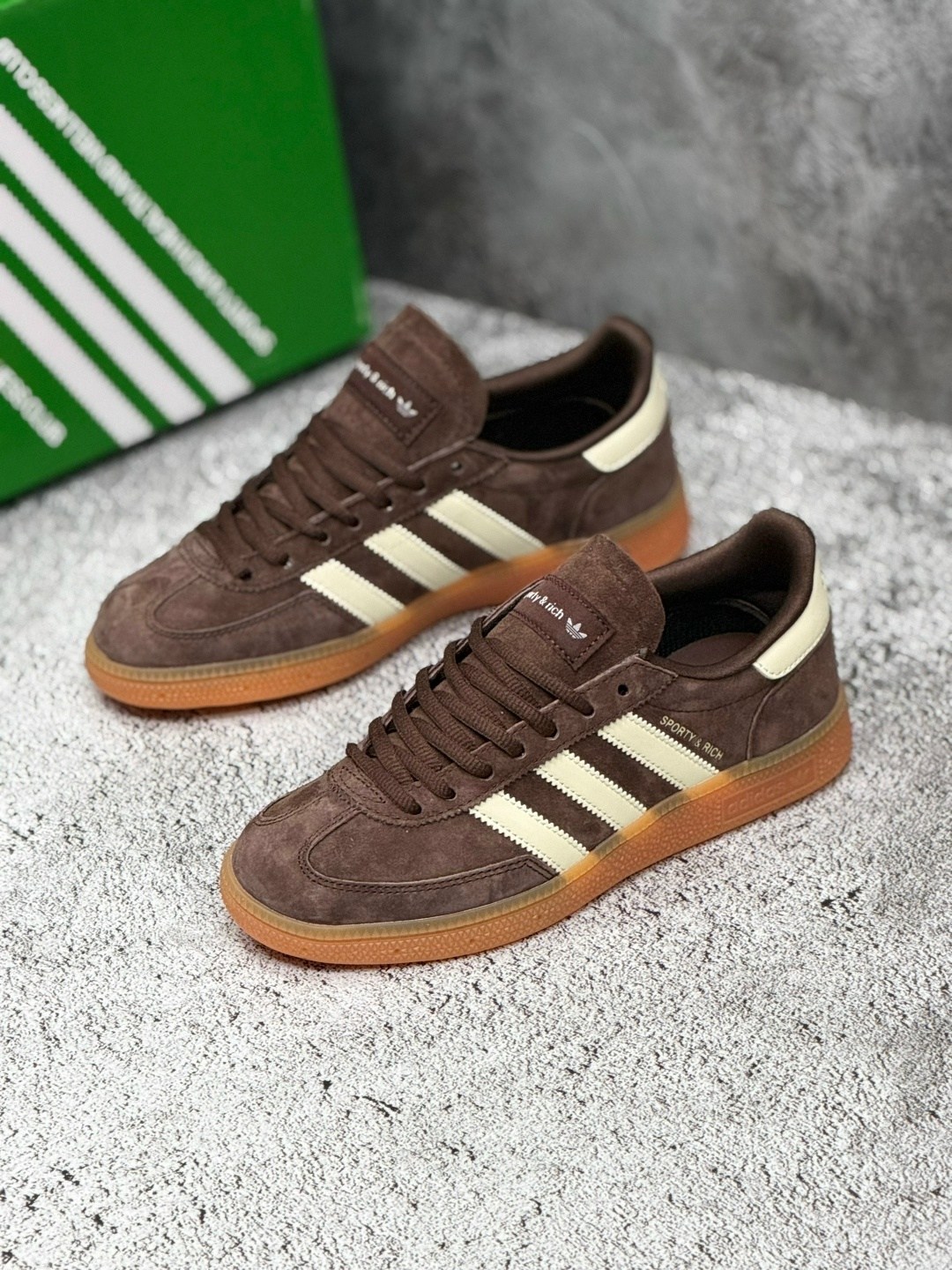кроссовки adidas handball spezial,кроссовки adidas spezial,adidas sporty & rich,кроссовки adidas,кеды adidas handball spezial sporty & rich brown