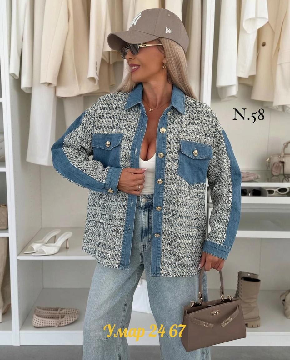 женская джинсовая куртка,пальто в клетку,джинсовая куртка,твидовая рубашка женская,жакет