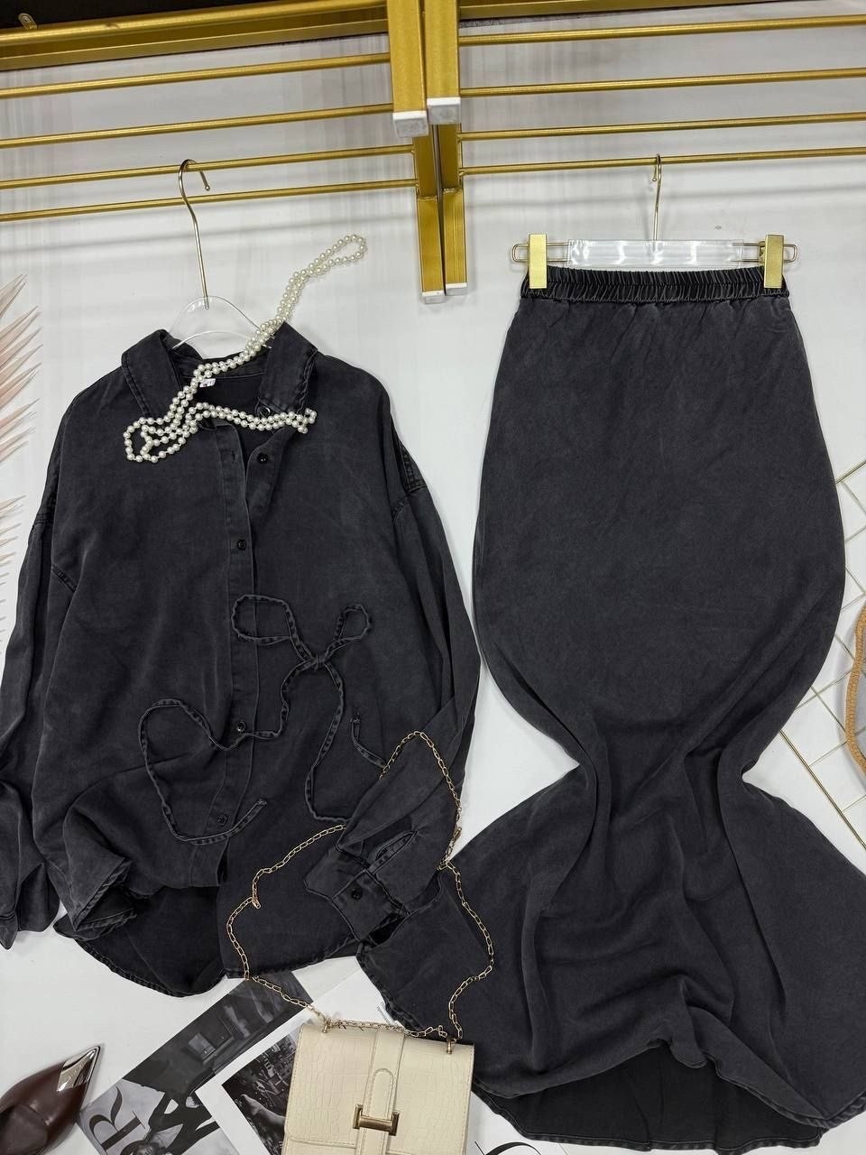 джинсовый костюм с юбкой,джинсовый костюм женский,джинсовые костюмы,костюм повседневный,женский джинсовый костюм с юбкой