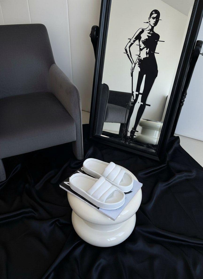 шлепанцы женские,,дутые шлепки женские,шлепки женские,модные тапочки