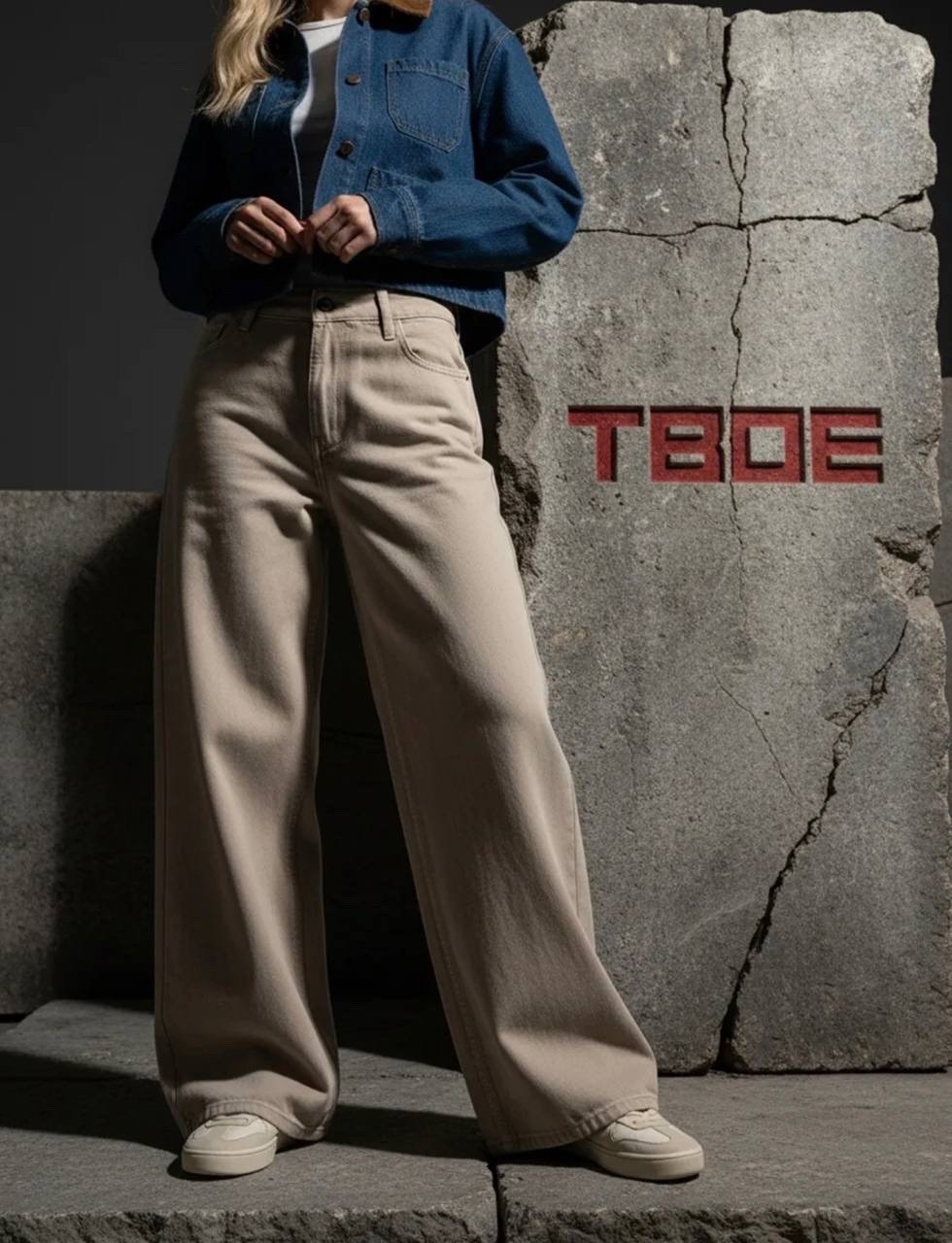женские джинсы с прямыми штанинами zoenova,джинсы брюки,широкие женские джинсы,джинсы женские,джинсы бежевые
