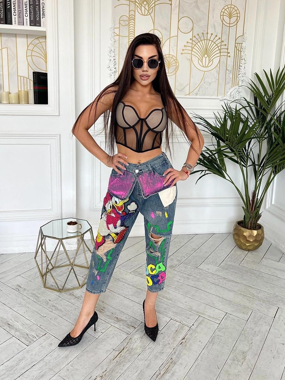 стильные женские джинсы,женские джинсы,дизайнерские джинсы,дизайнерские джинсы бананы