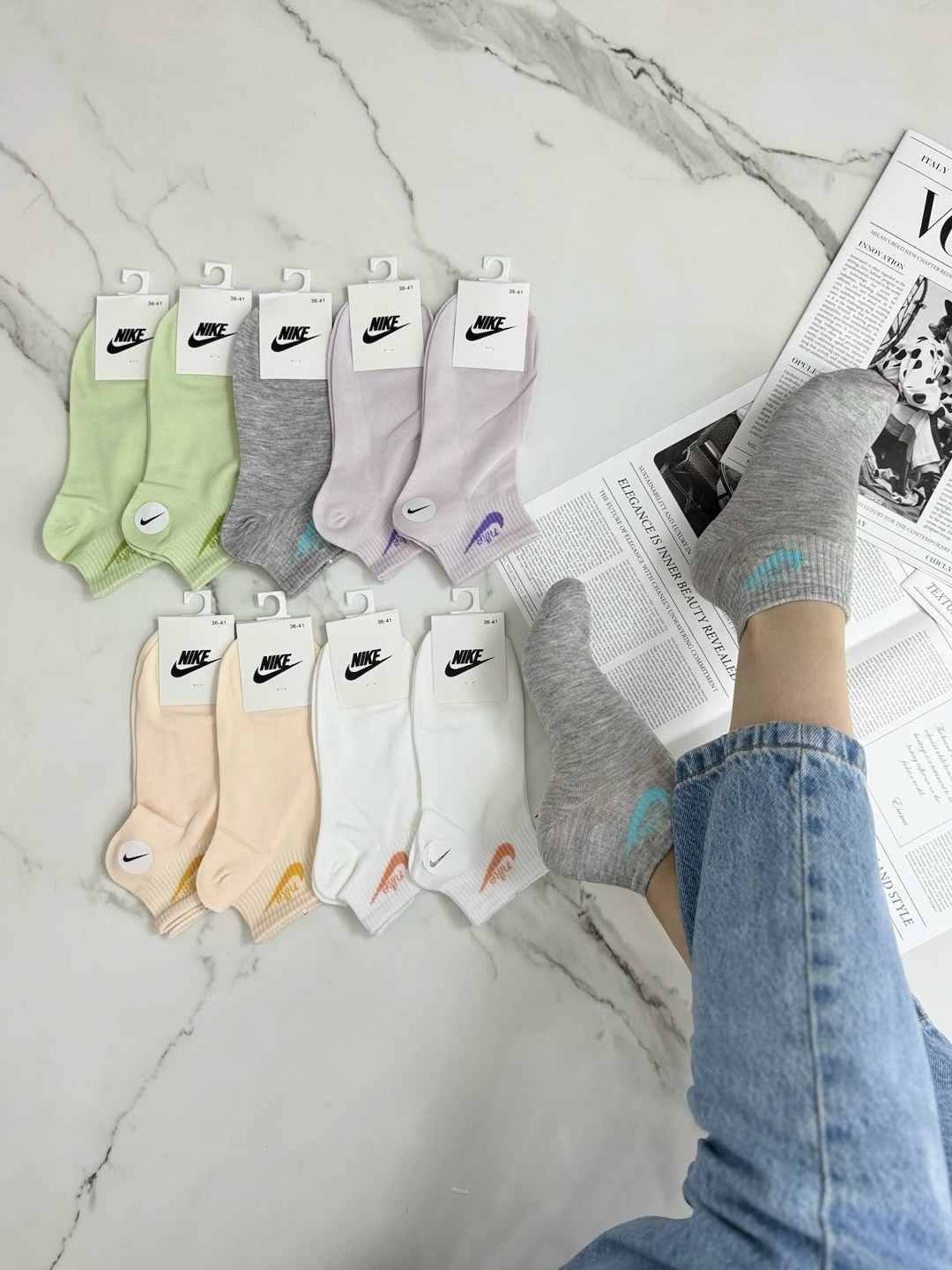 носки женские nike,комплект носков nike,комплект носки женские,носки спортивные женские,носки найк женские высокие