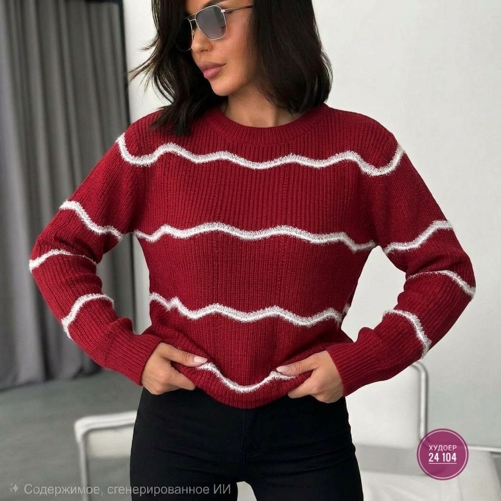 свитер в полоску,модные свитера,свитер,свитера женские,свитер пуловер