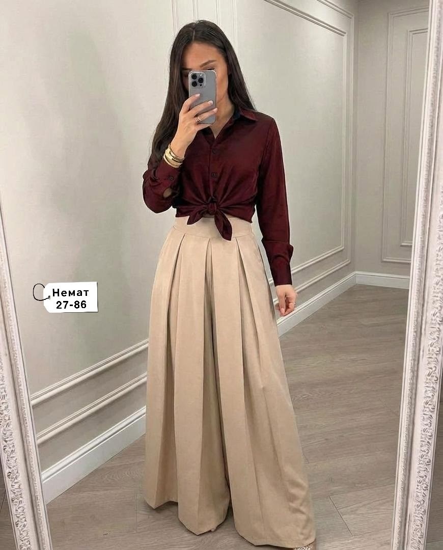 блузка стильная,,модные брюки,юбка широкая,костюм с юбкой женский