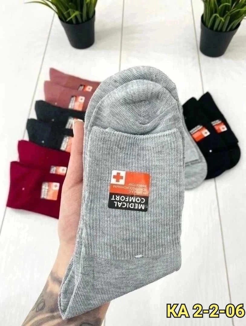 носки женские 10 пар разного цвета,носки женские 10 пар,комплект цветных женских носков,женские носки хлопок medi,женские носки