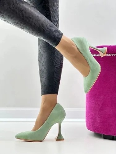 ,эконика туфли зеленые,туфли женские,туфли лодочка,женские туфли лодочки