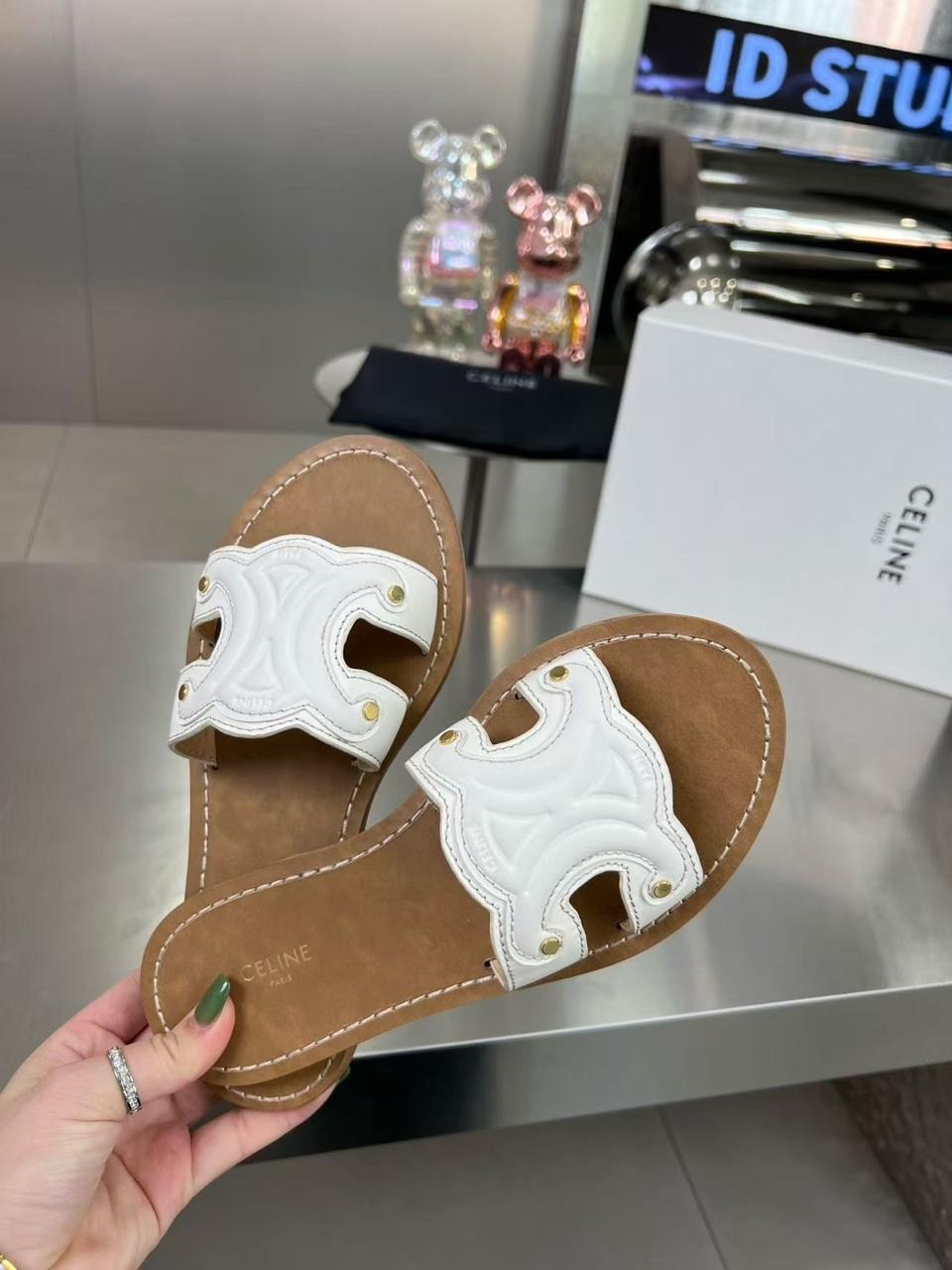 женские шлепанцы,шлепанцы celine,шлепки женские,шлепанцы летние женские,