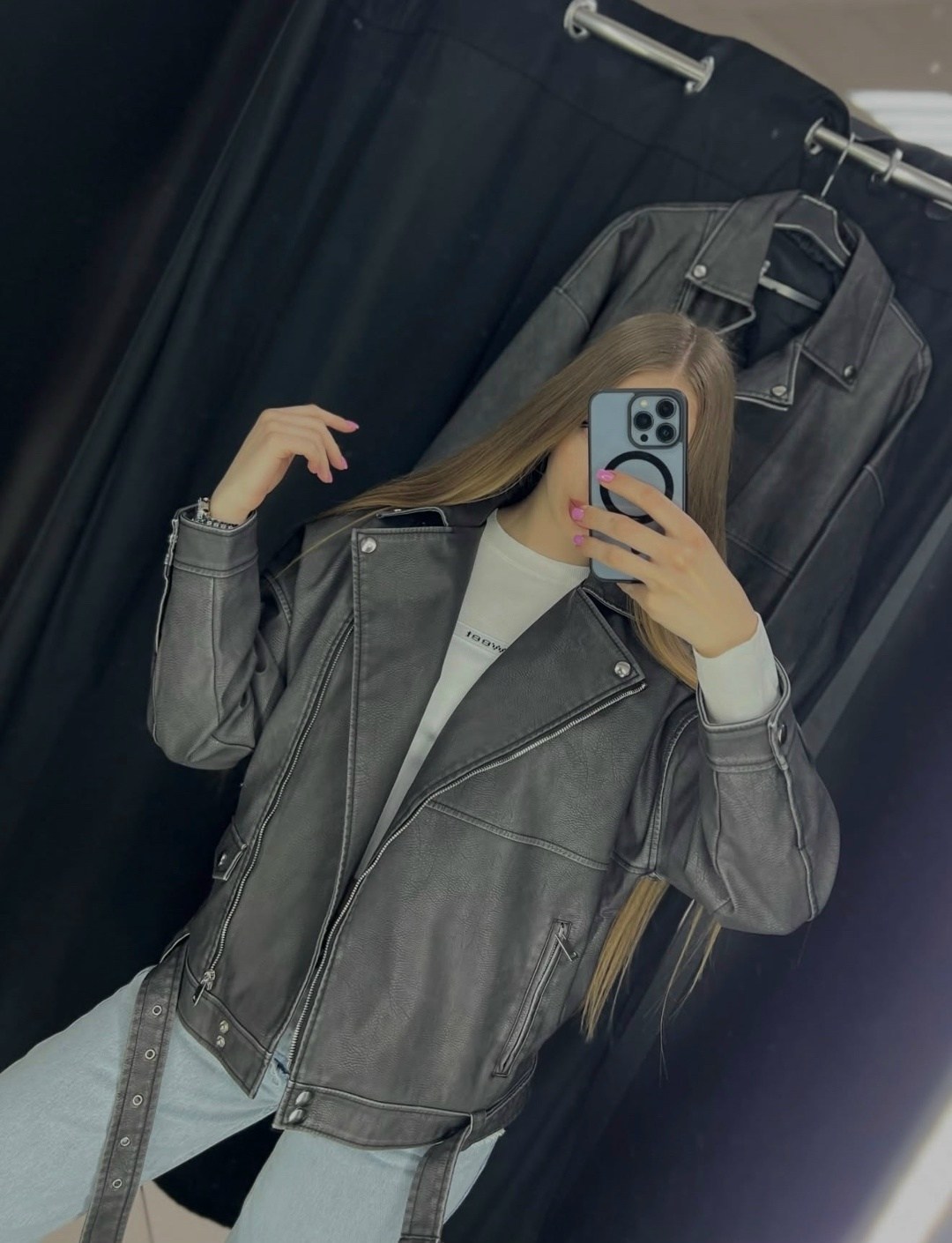 куртка косуха,косуха,куртка косуха кожаная,косуха серая винтажная куртка кожаная оверсайз aftfbasic,женская косуха