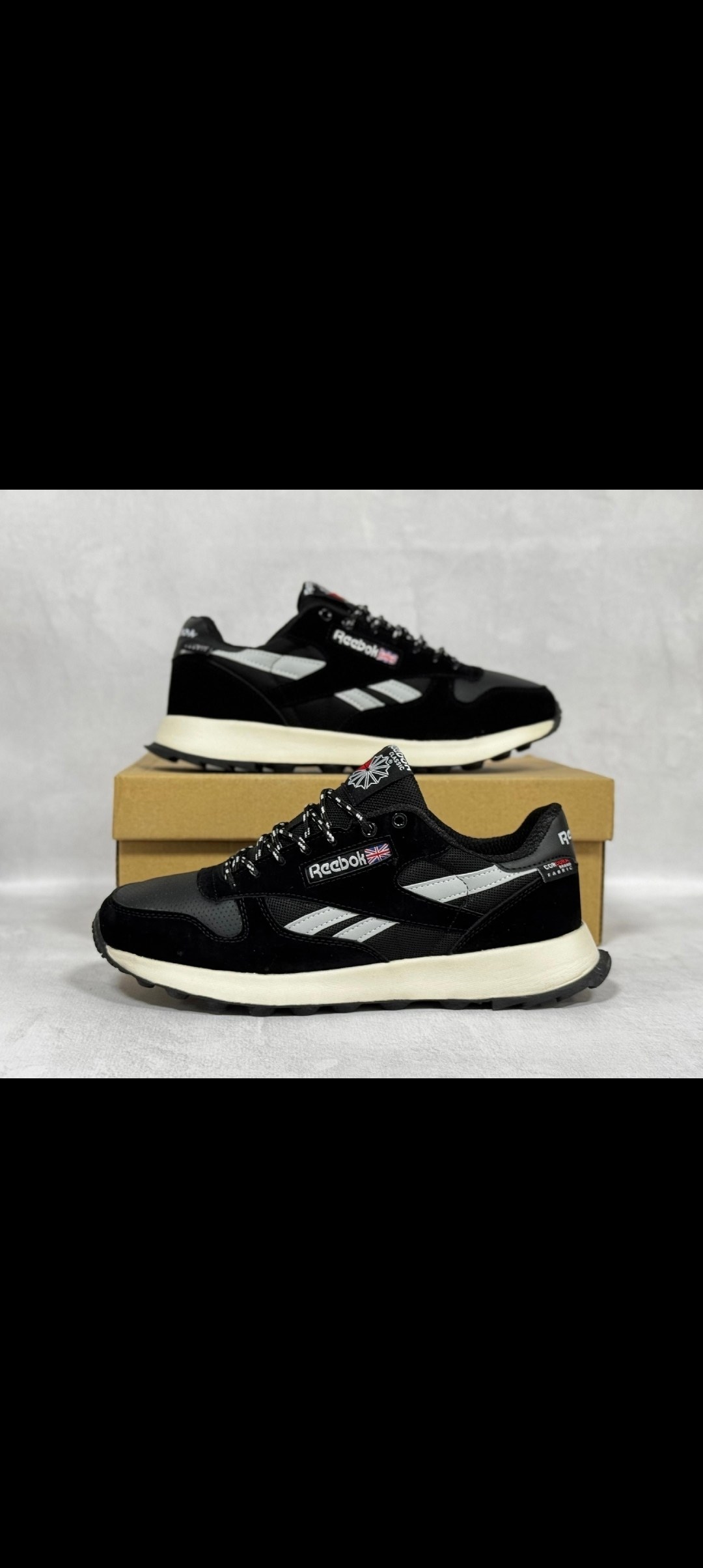 кроссовки reebok,кроссовки classic reebok,черные кожаные кроссовки с технологией goretex reebok classic,мужские кроссовки reebok classic leather,кроссовки reebok classic черный