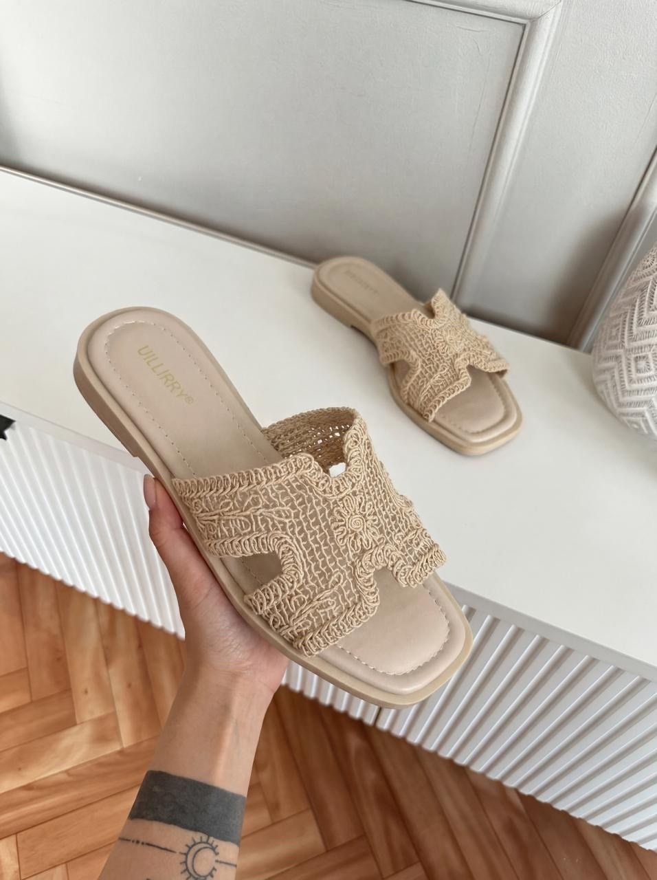 женские шлепанцы,летние шлепанцы женские,босоножки женские,женские сандалии,вязаная