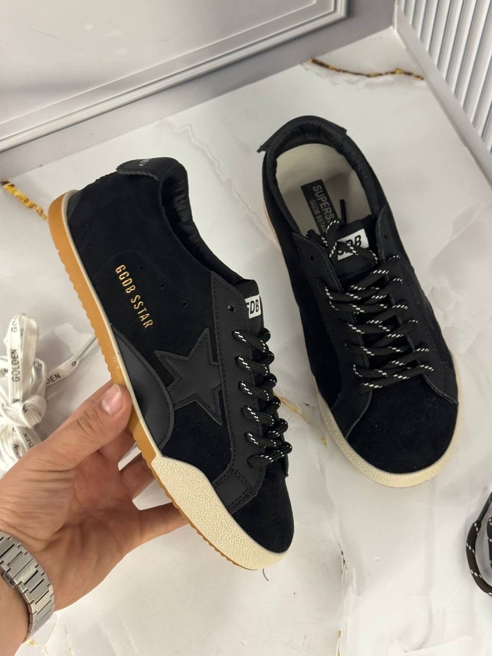 кроссовки golden goose super-star коричневый,кеды golden goose,,коричневые кроссовки ball star golden goose anthracite silver,кроссовки golden goose