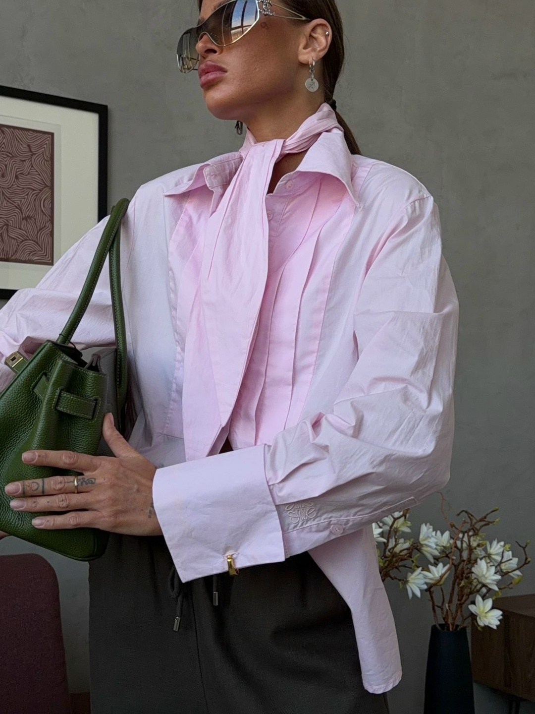 женская рубашка,розовая рубашка,блузка и рубашка