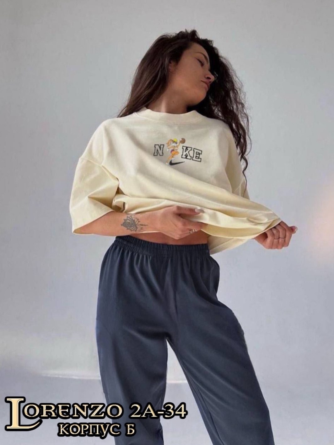 спортивные костюмы женские,широкие штаны и футболка оверсайз,cпортивный костюм свитшот,стильные костюмы,спортивный костюм свободного кроя