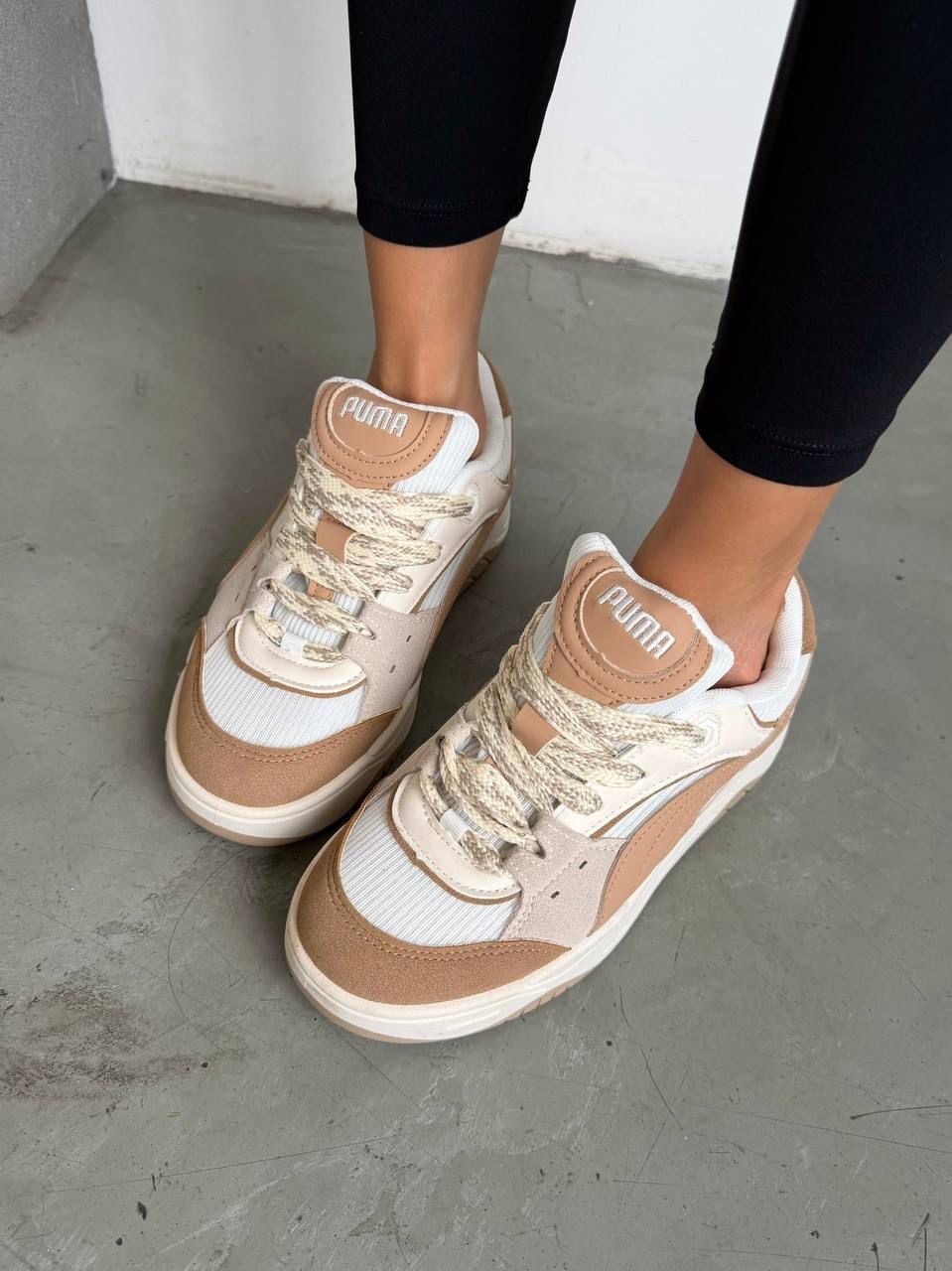 женские кроссовки puma,кроссовки puma,кроссовки puma 180,,puma низкие кроссовки '180' бежевый / темно-бежевый