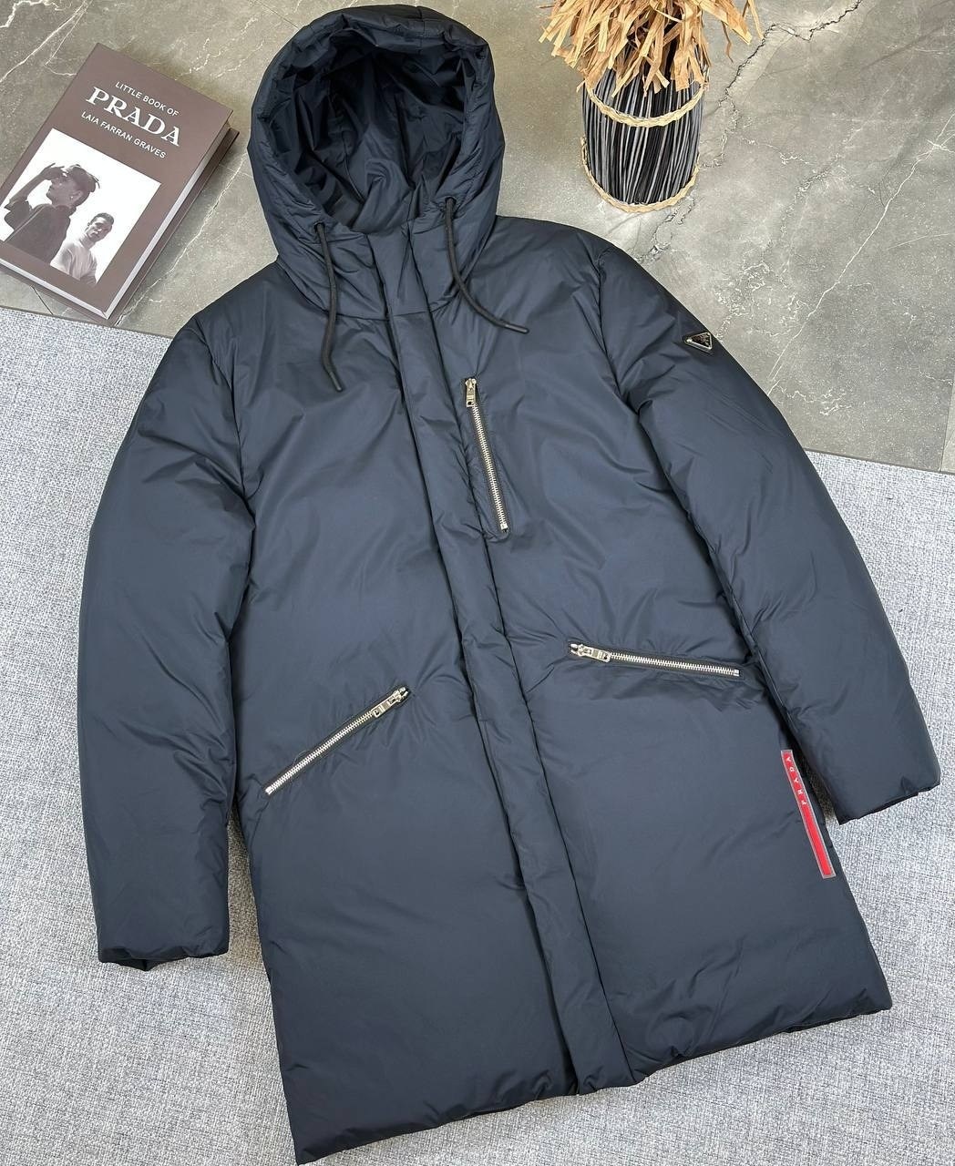 мужские пуховики,куртка,длинный пуховик мужской prada,зимняя куртка,пуховик