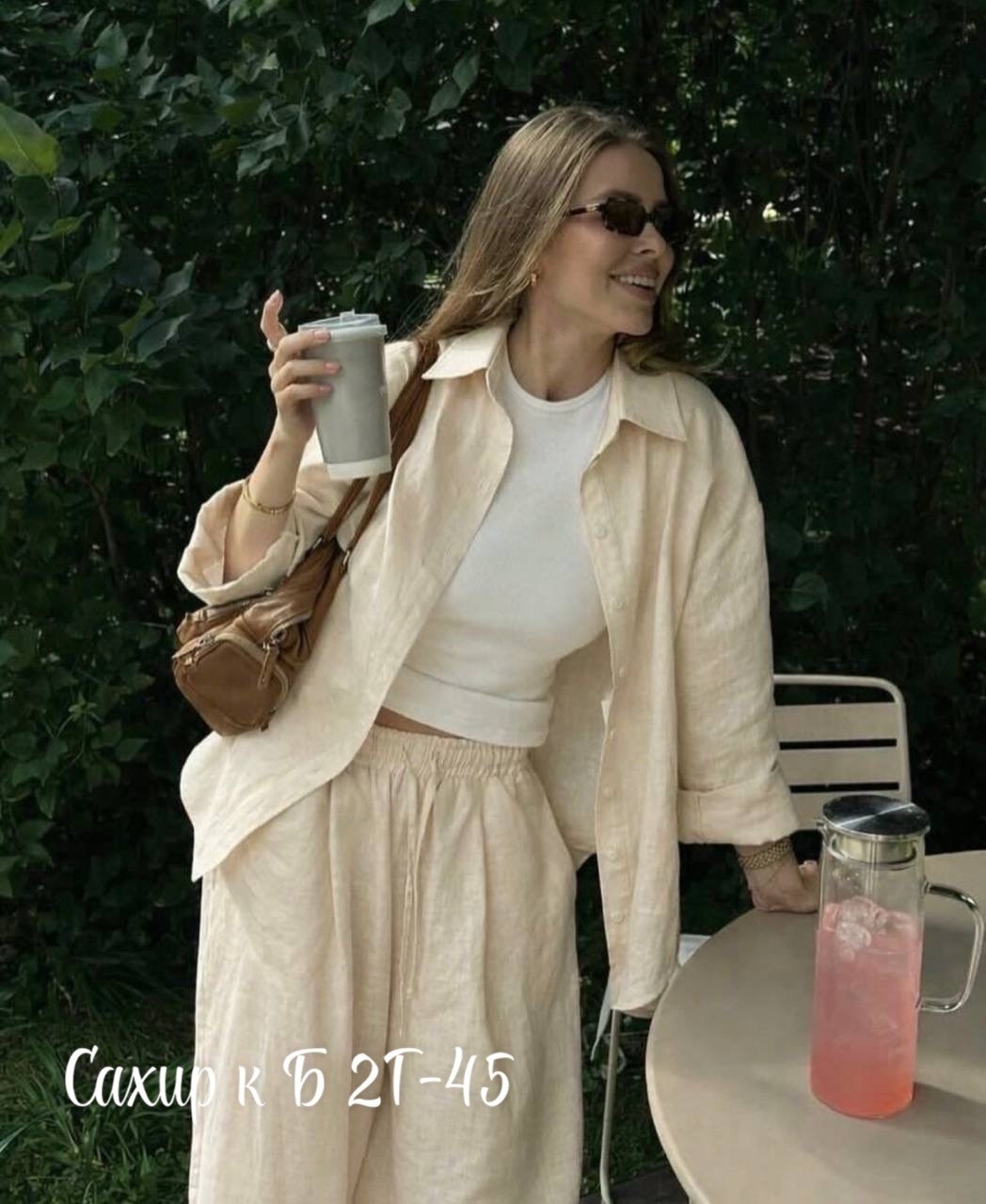 стильные костюмы,костюм женский,костюм двойка женская,костюм из муслина женский брючный летний
