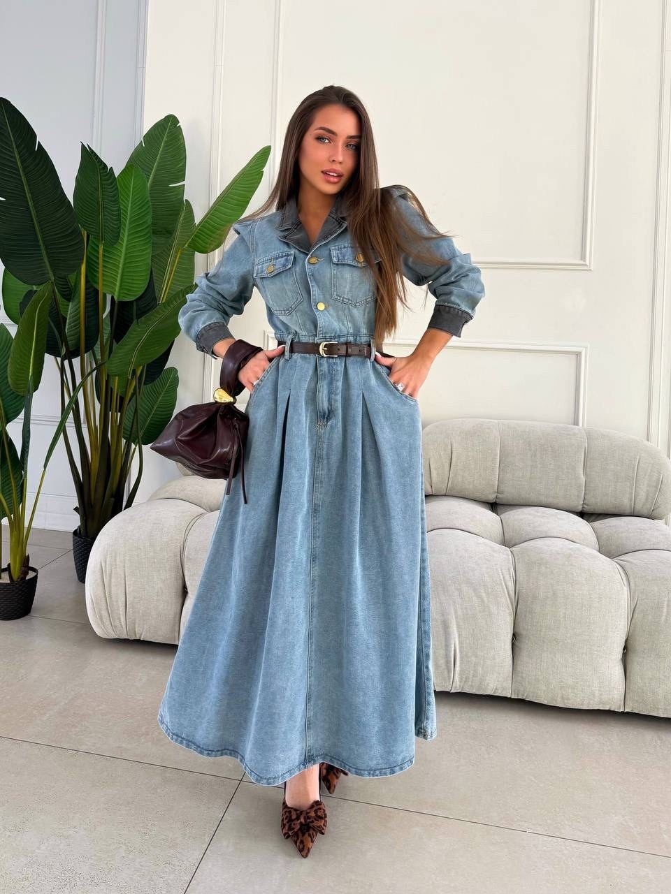 джинсовое платье,джинсовое платье женское,джинсовое платье сарафан миди style spark,платье длинное джинсовое,джинсовое платье-рубашка длины миди