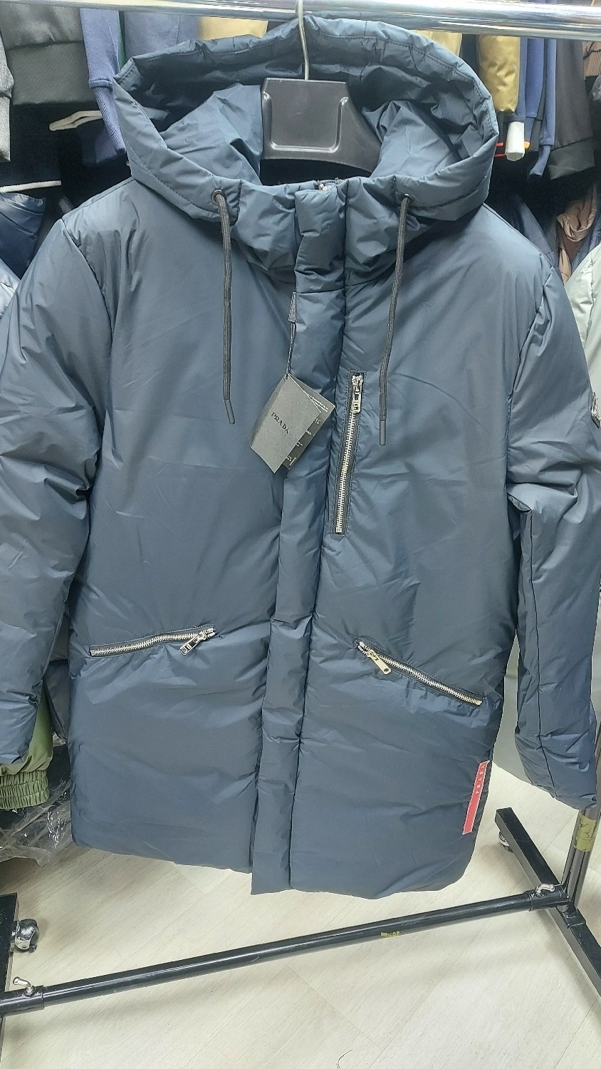 мужская зимняя куртка,зимняя куртка,парка мужская зимняя удлиненная темно-серого цвета 8385tc,куртка зимняя удлиненная,пальто зимняя