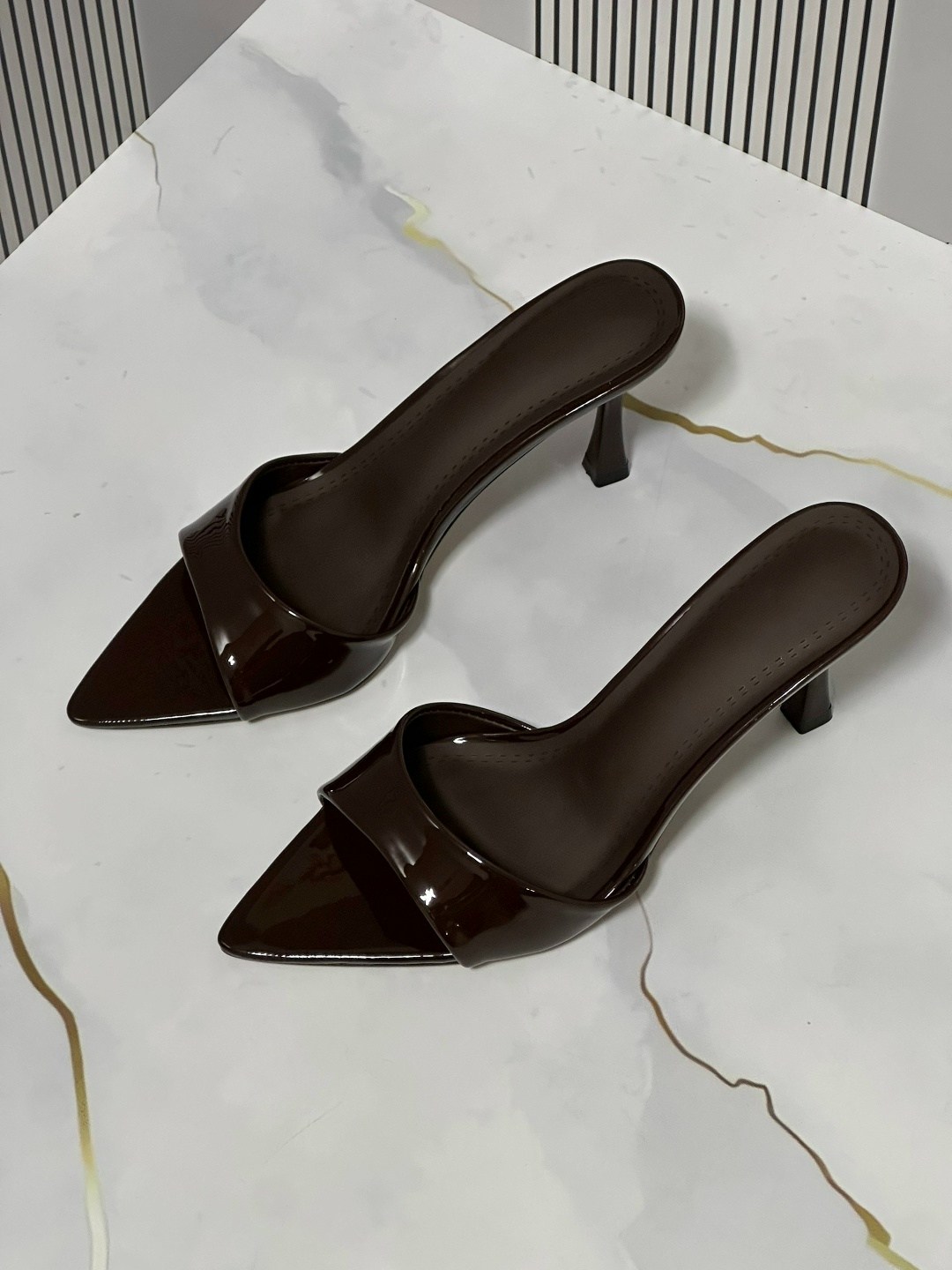 босоножки на каблуках,мюли на каблуке,шлепанцы на каблуке, летняя,женские босоножки