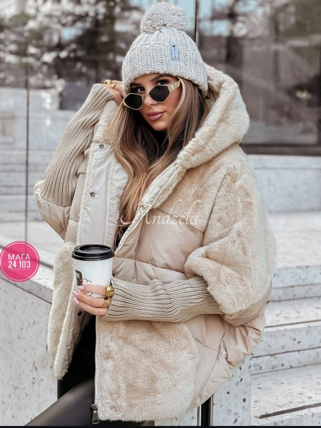 куртка автоледи,шуба куртка,куртка женская pdonna 8023785 бежевая 52 ru,женская куртка,куртка