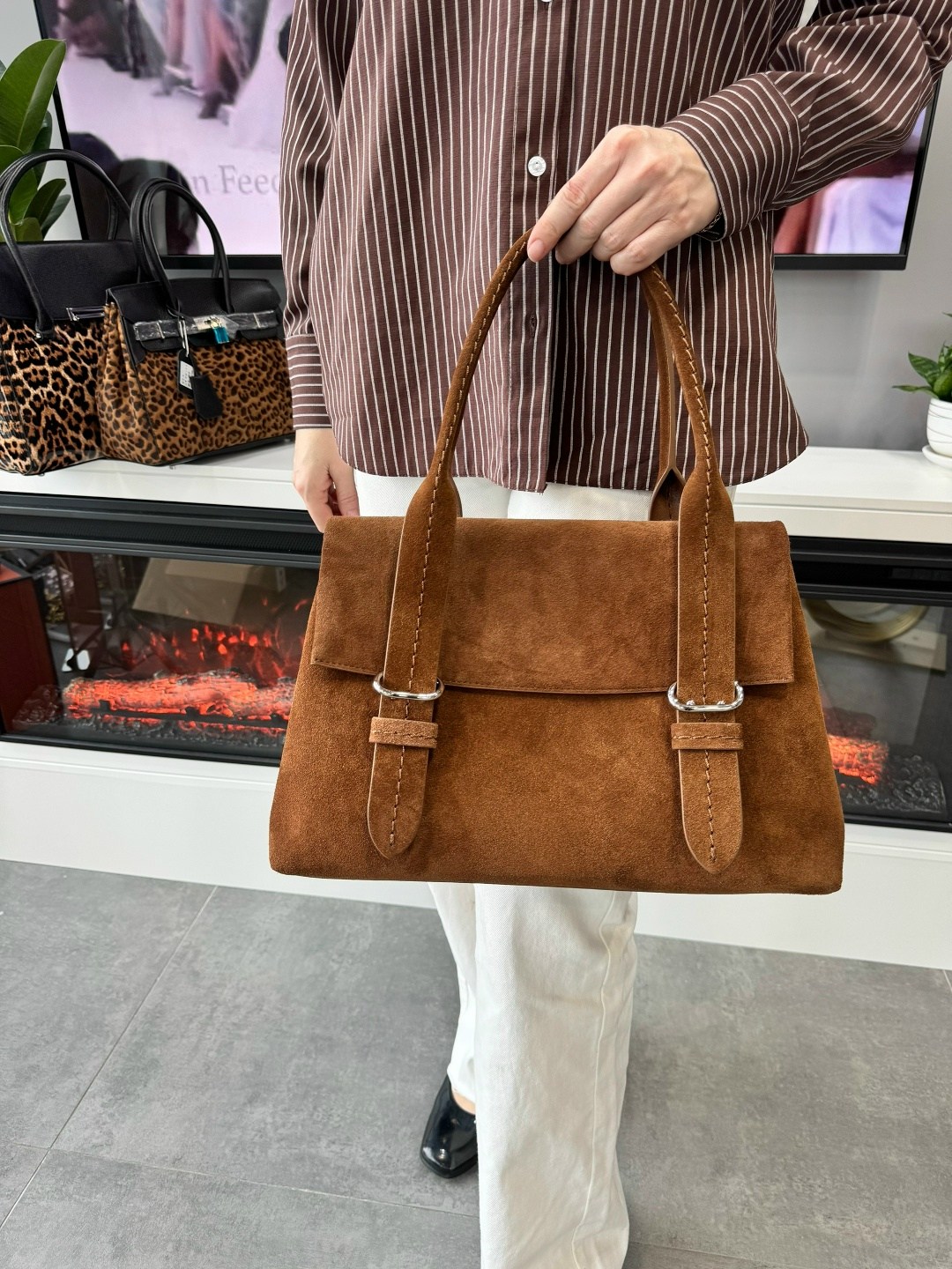 сумка замшевая коричневая,замшевая сумка,сумка тоут замшевая,сумка женская замшевая,сумка из искусственной замши