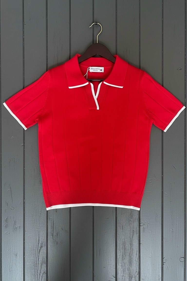 джемпер поло женский,красное поло,поло с воротником,футболки модные,поло с