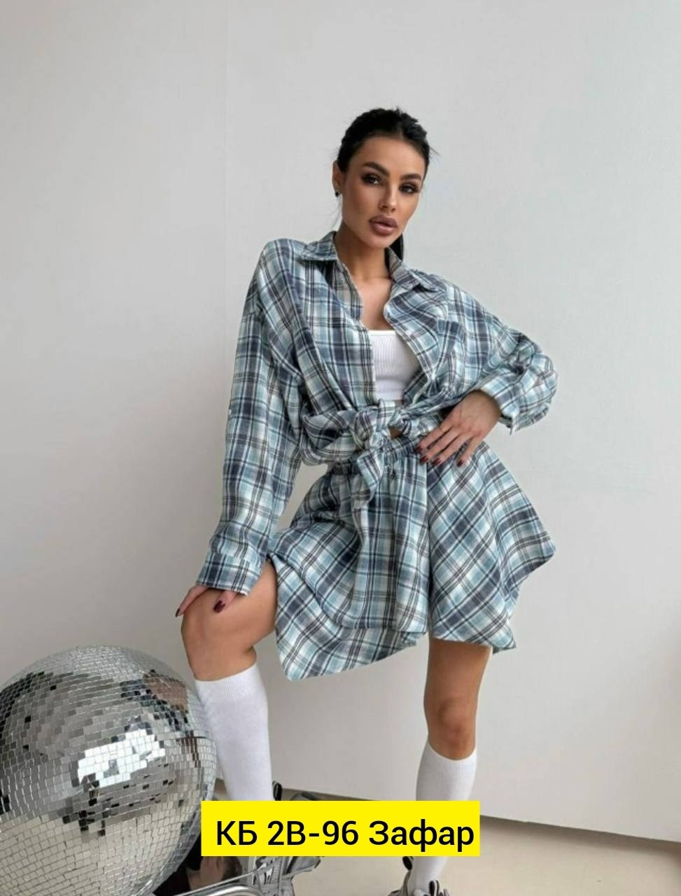костюм в клетку,,женская рубашка,костюм с юбкой,женский костюм двойка в клетку