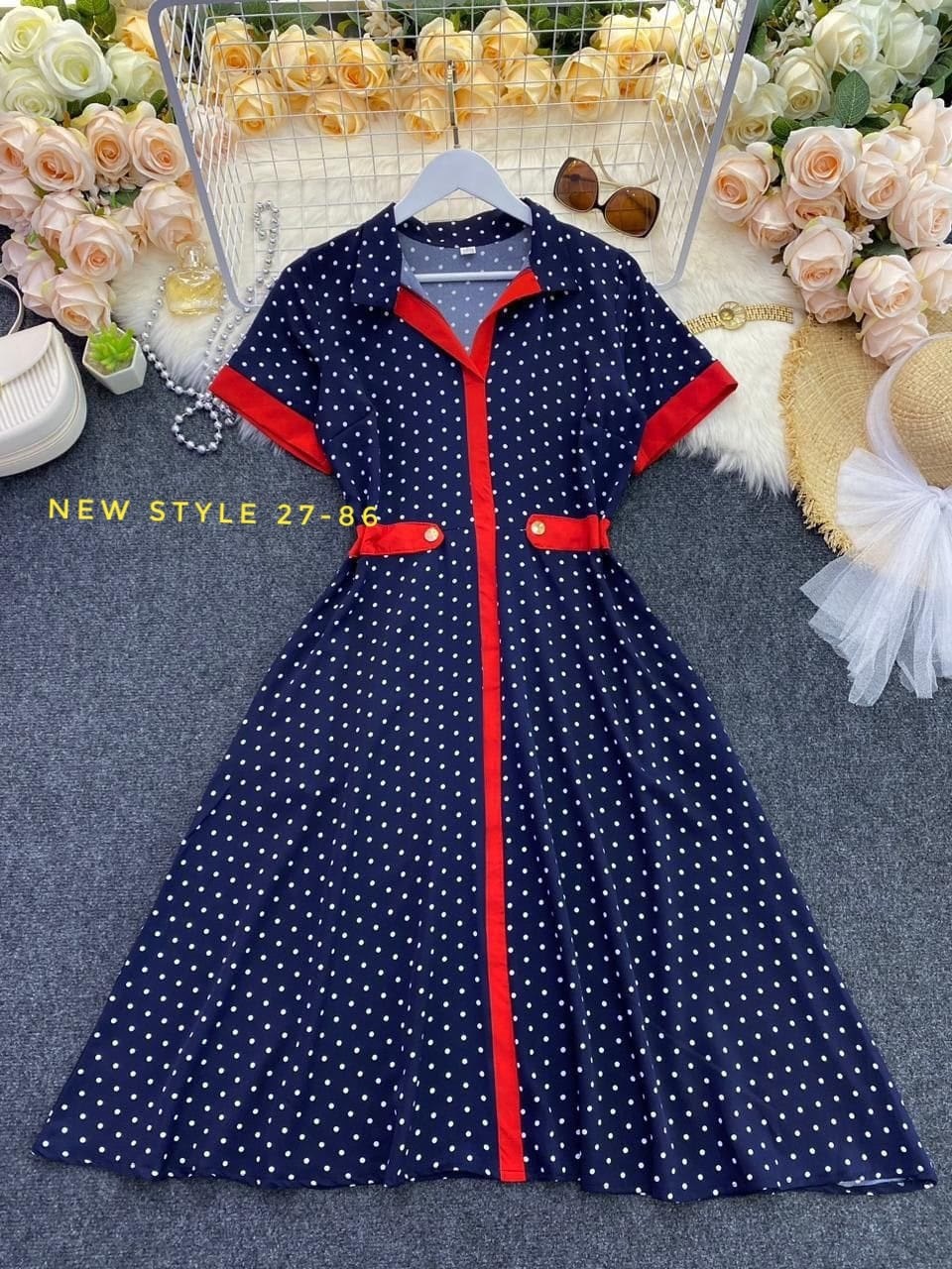 платья,летнее платье,платья в горох,платье в стиле,женская платье