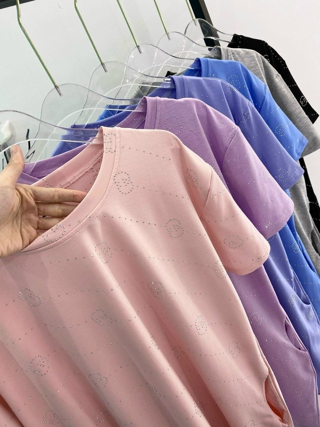 повседневные платья,футболки женская,прямое платье,туника женская 67123 (сиреневый),платье летнее