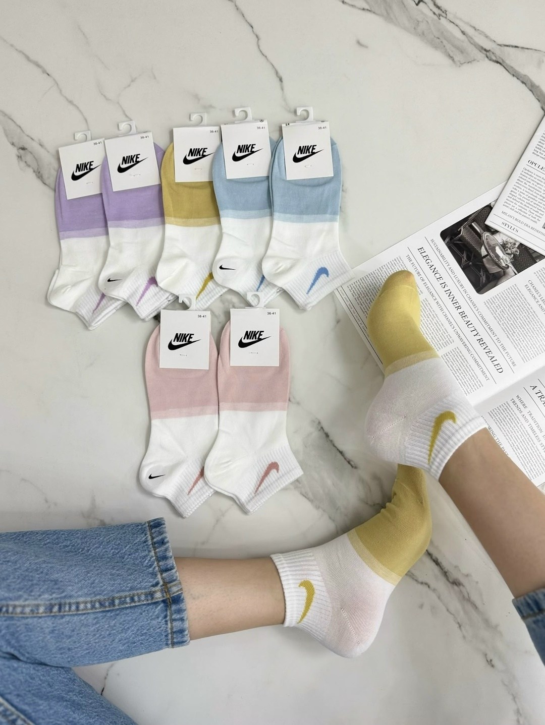 носки женские nike,комплект носков nike,комплект носки женские,носки спортивные женские,носки найк женские высокие