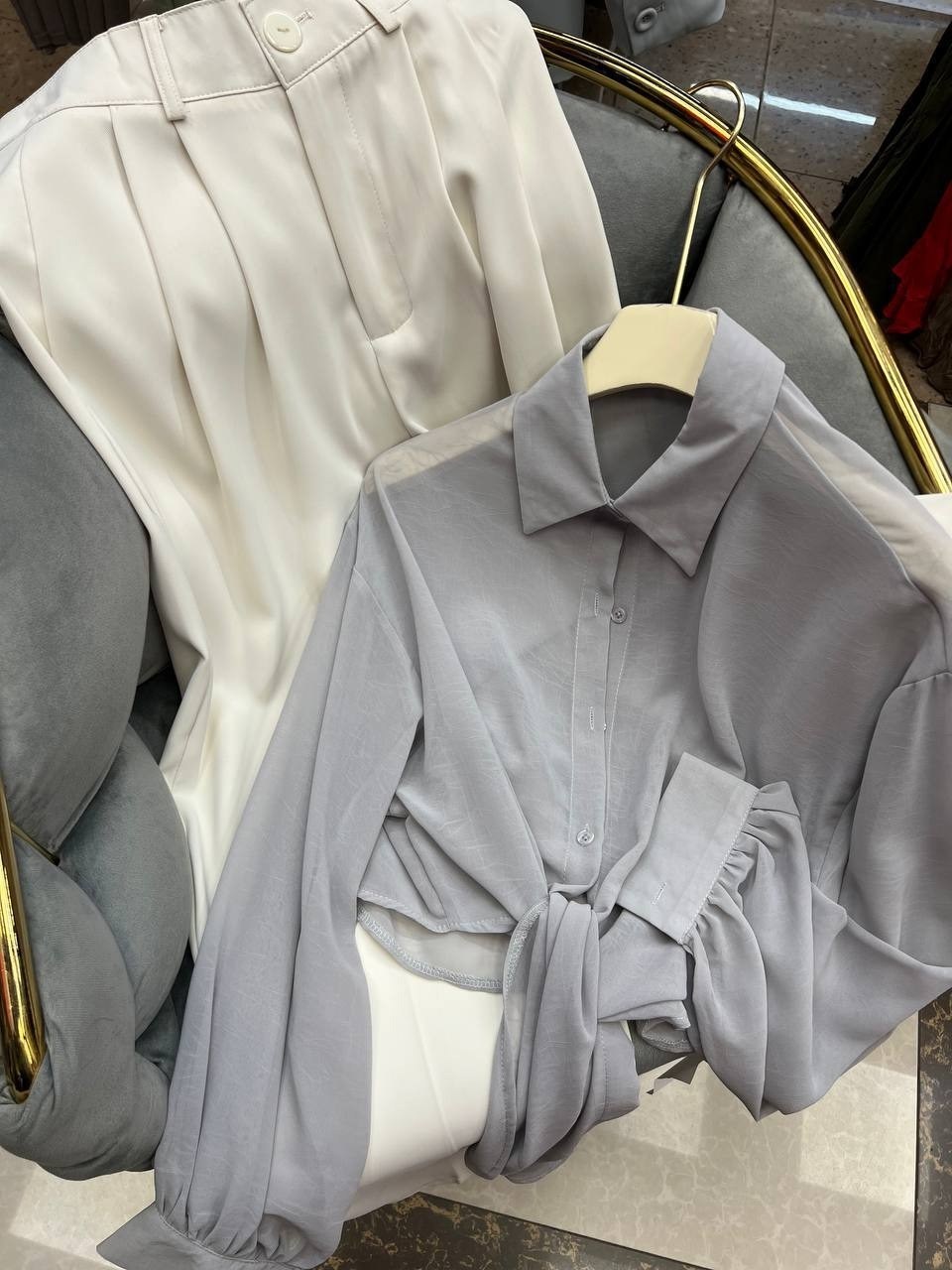 элегантная блузка,женская рубашка,женская блузка,блузка голубая,блузка классический стиль