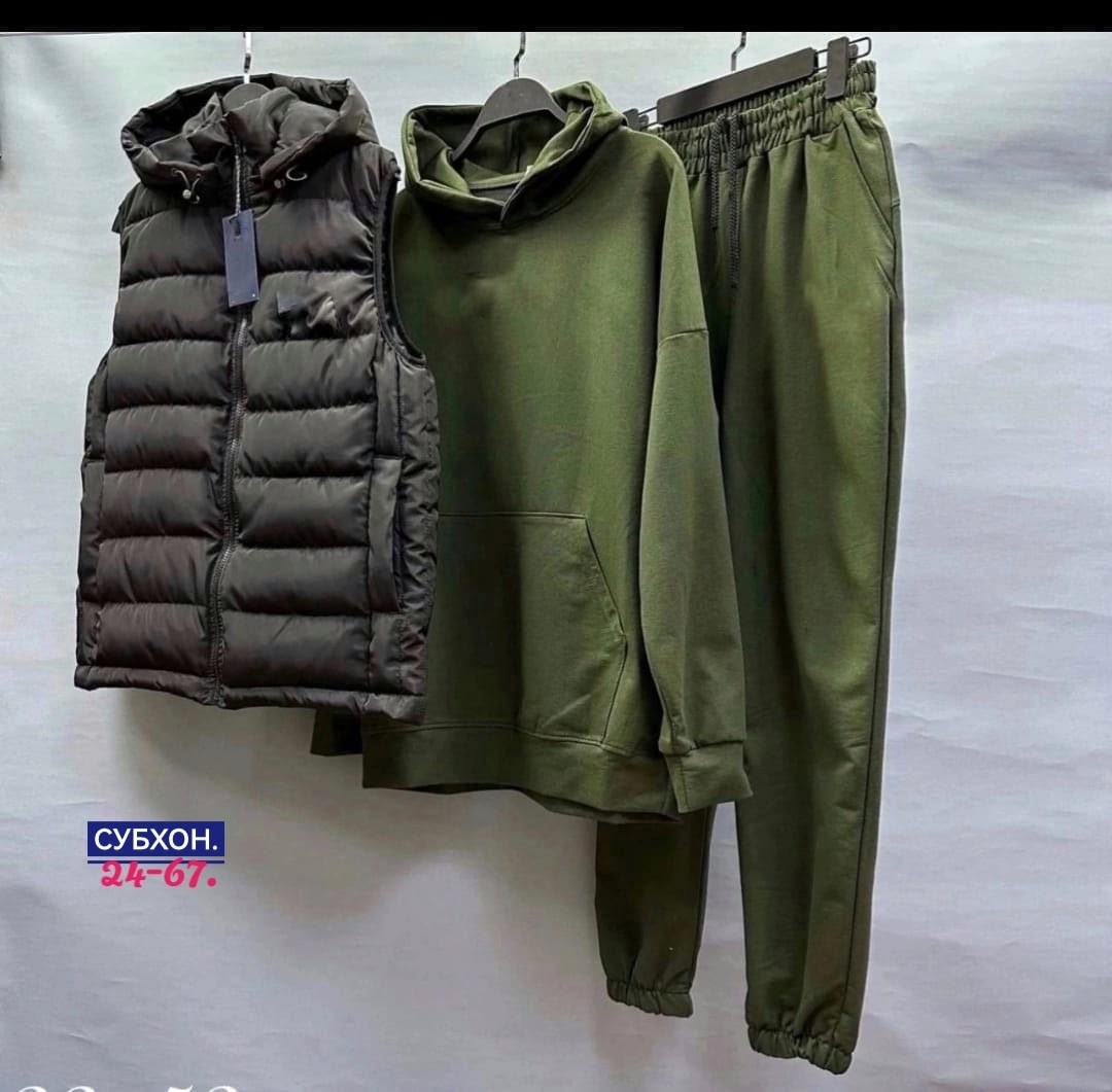 костюм-тройка мужской: жилет, толстовка и штаны арт. 1331595,спортивный костюм с безрукавкой мужской,спортивный костюм тройка с жилеткой,костюм-тройка мужской: жилет, толстовка и штаны арт. 1331592,сп